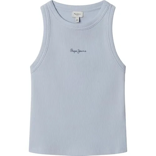 Pepe Jeans Giselle canotta bambina 10 anni costine logo