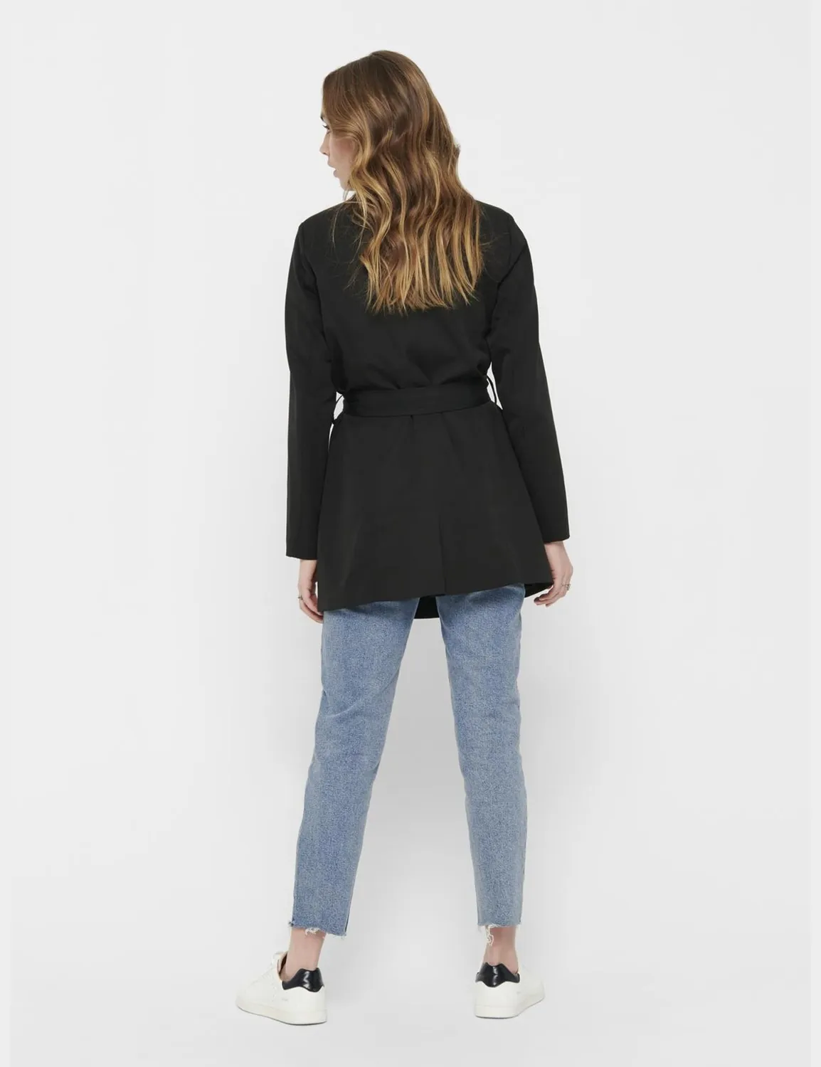 ONLY Onlvalerie trench nero donna leggero