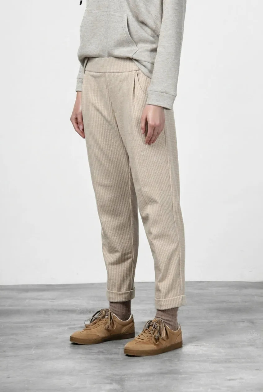Mason's Easy Jogger chino beige jersey fantasia