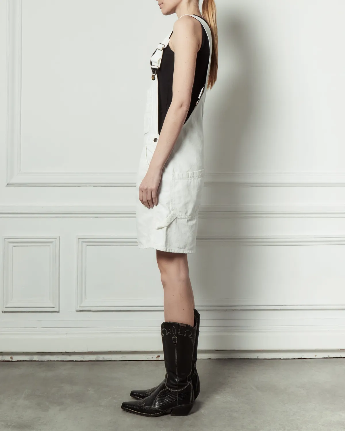 acquaverde Silver salopette corta off white