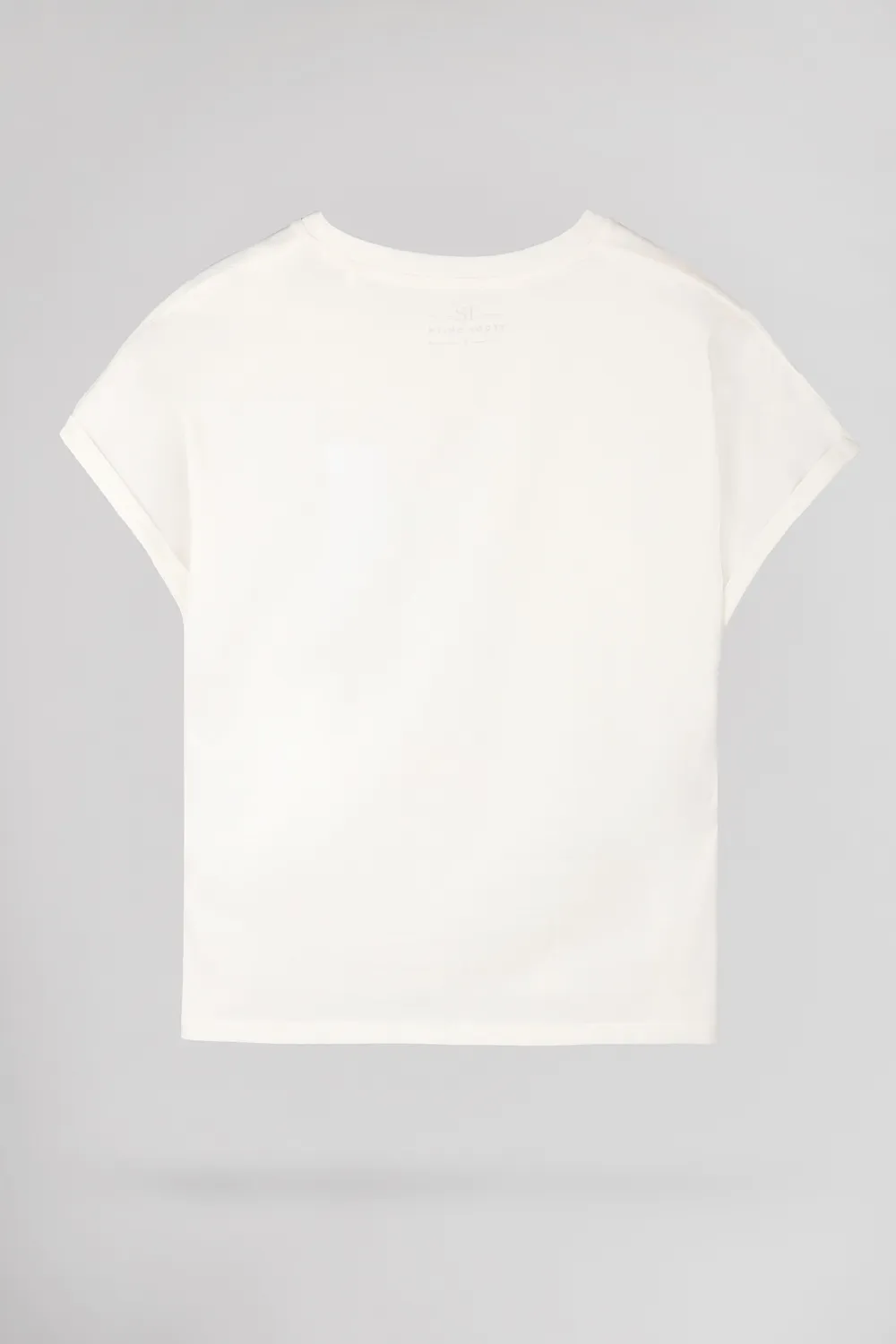 Teddy Smith T-Italia MC T-shirt oversize donna Middle White Italia