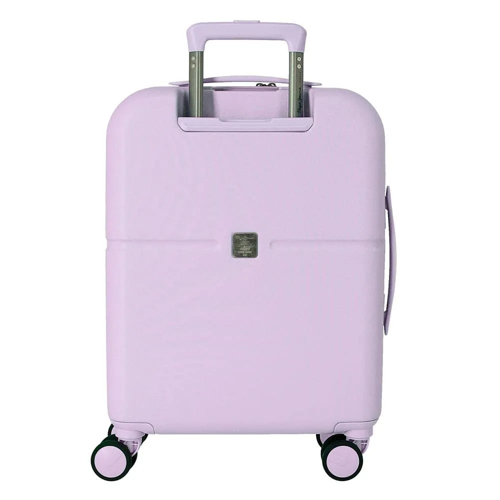Pepe Jeans Accent Viola trolley cabina 37L espandibile rigido