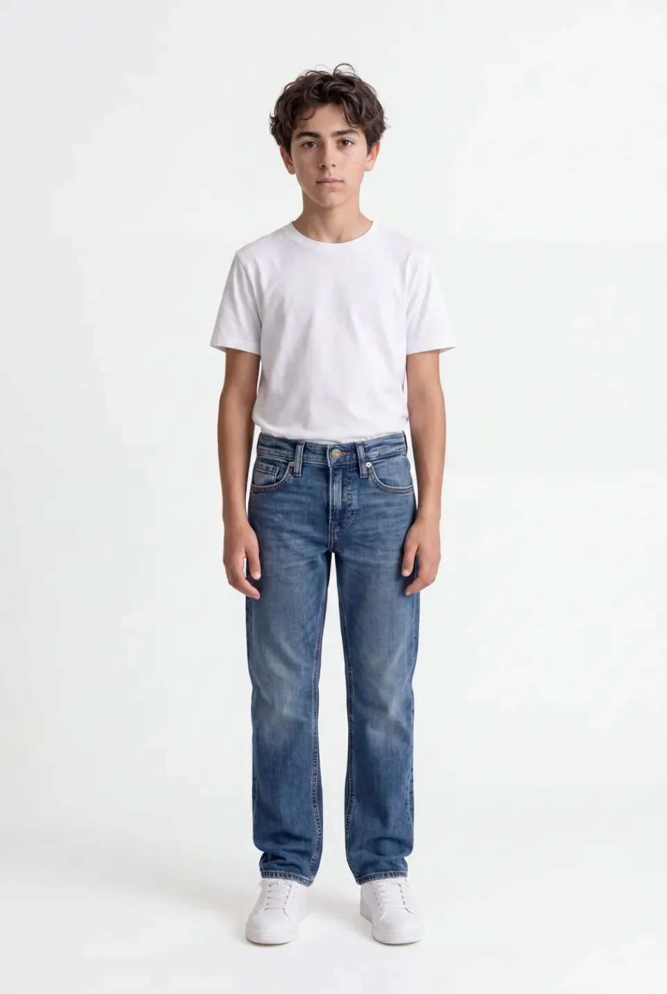 Teddy Smith Straight Boy Jr jeans vintage dark
