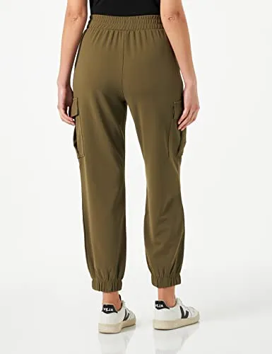 Only Onlola Cargo Pant Jrs Pantaloni Donna Jersey Neri