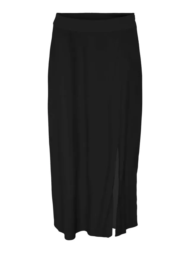 Only gonna midi donna lunga nera elastico