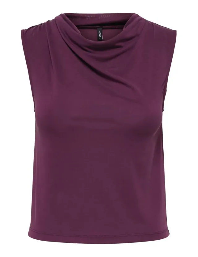 ONLY Onlhannah S/L Waterfall Top Jrs top scollo cascata