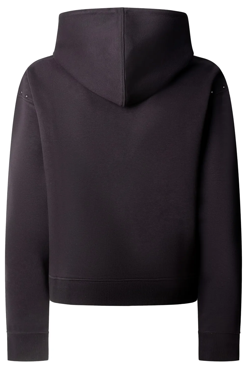 Pepe Jeans Silver Signature Logo Hoodie felpa donna S argento