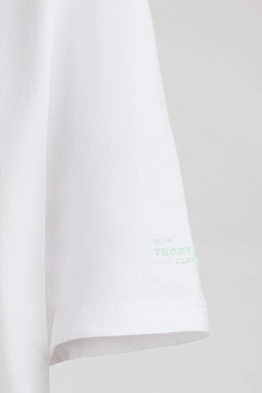 Teddy Smith T-Ezio 2 T-Shirt Uomo Bianco Floreale