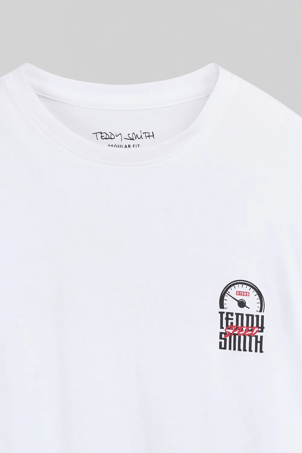 Teddy Smith T-Cars 2 MC t-shirt uomo bianca cotone