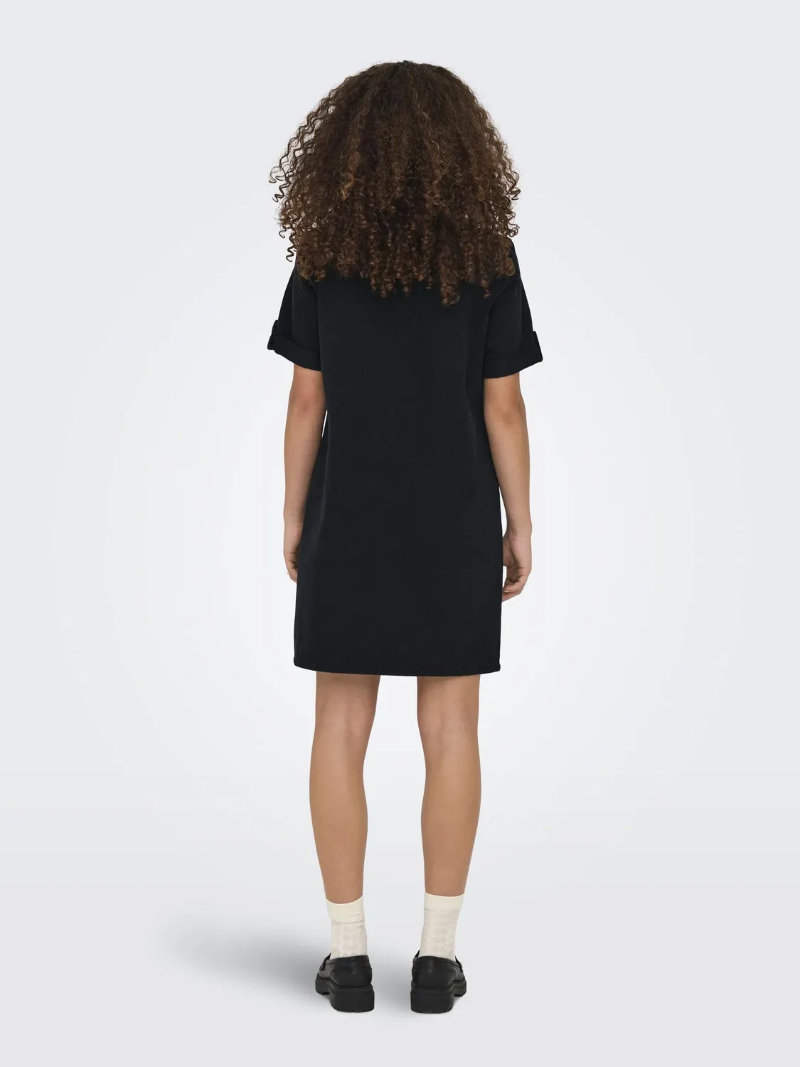 Only Onllisa vestito corto denim donna blu