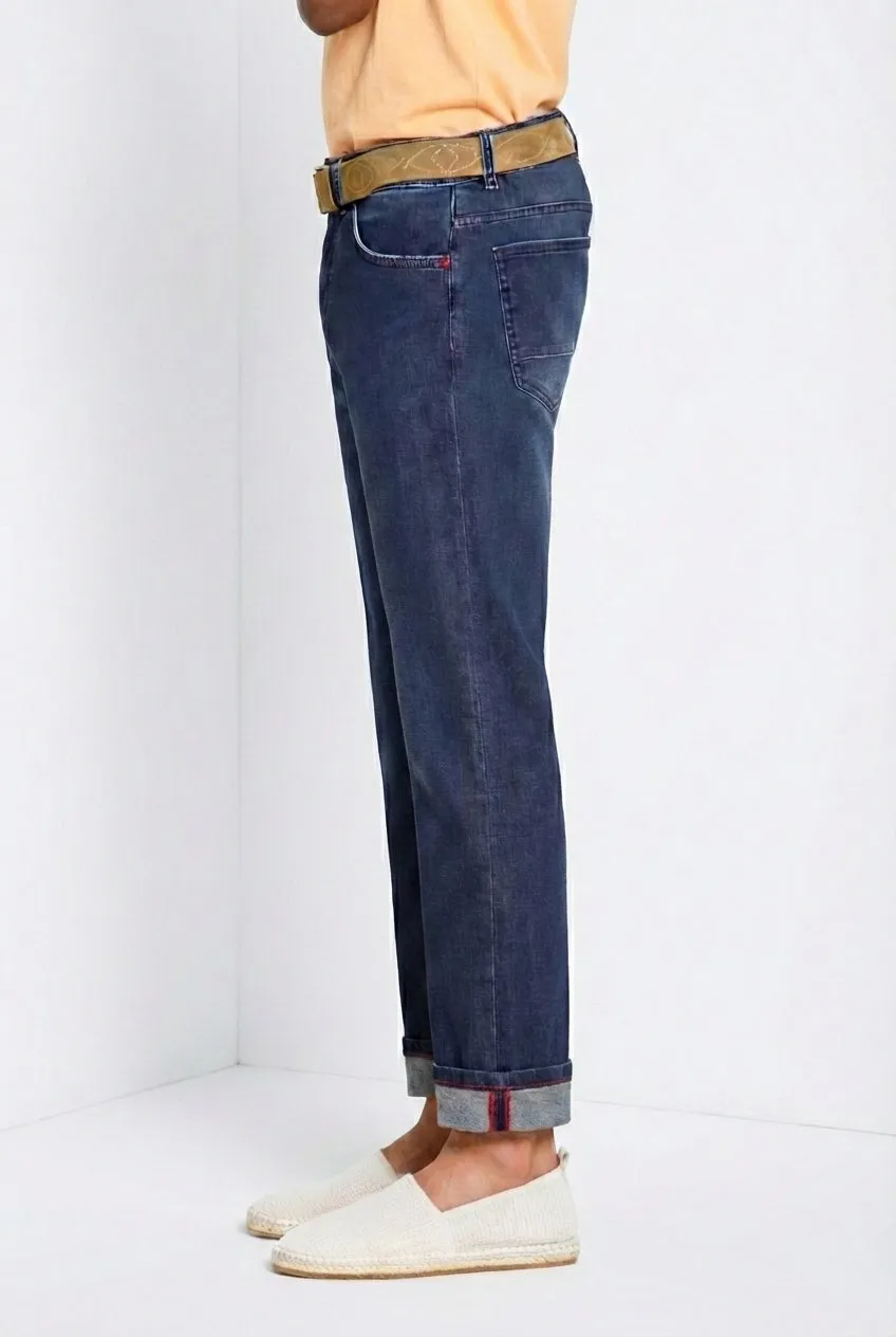 Mason's Harris pantalone denim navy Hawaii regular