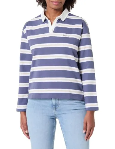 Pepe Jeans Stripes Polo Sweat Felpa Polo XS a righe cotone