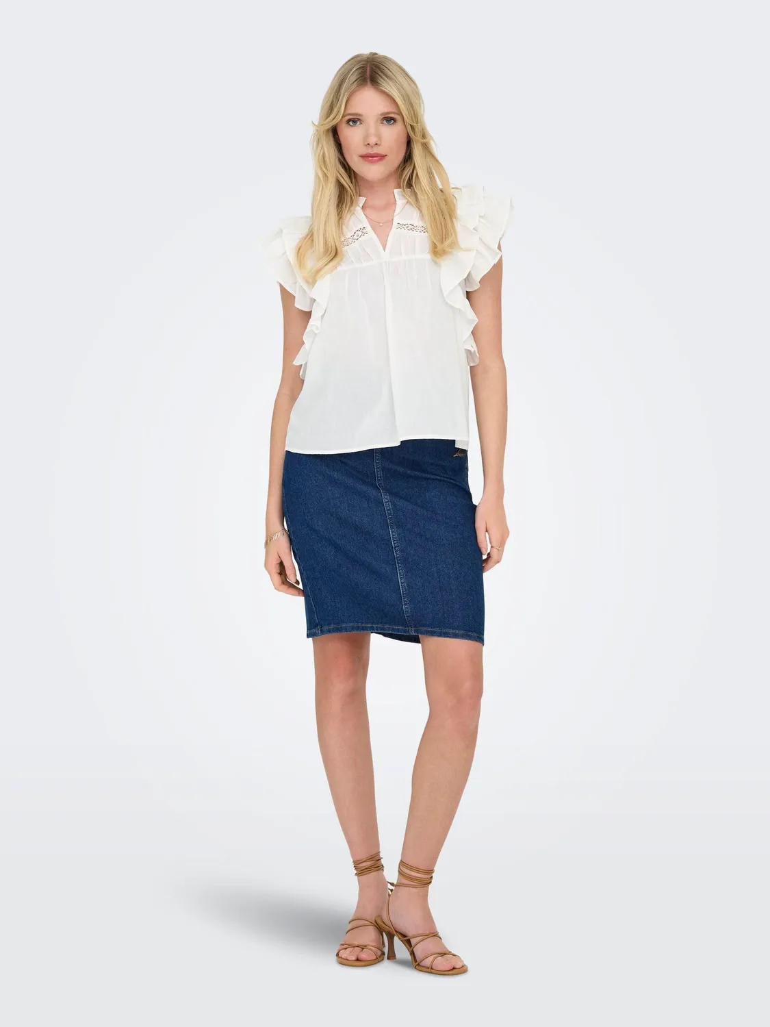 ONLY Onlsunny top donna M manica corta