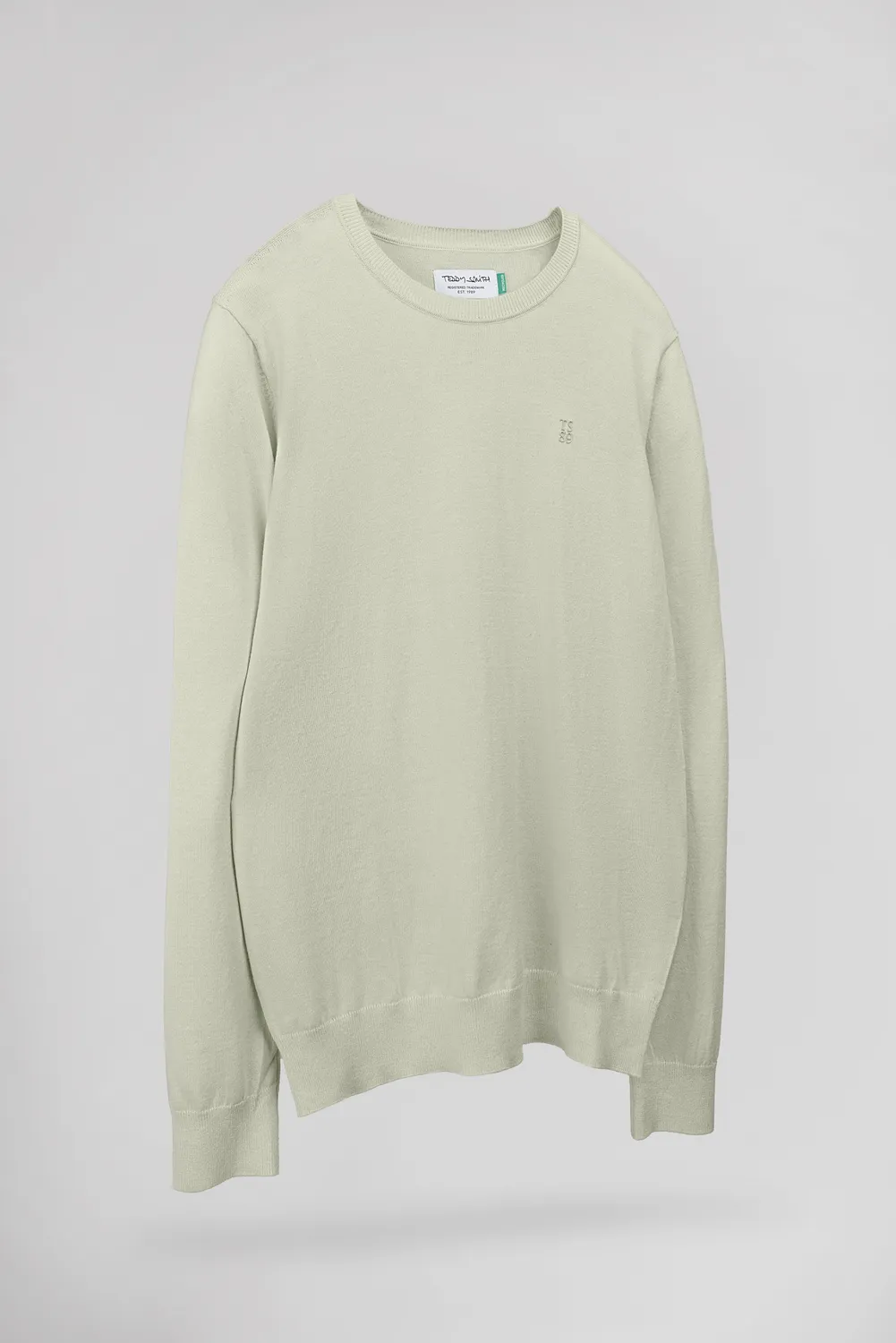 Teddy Smith P-Martino maglione slim uomo verde nacre