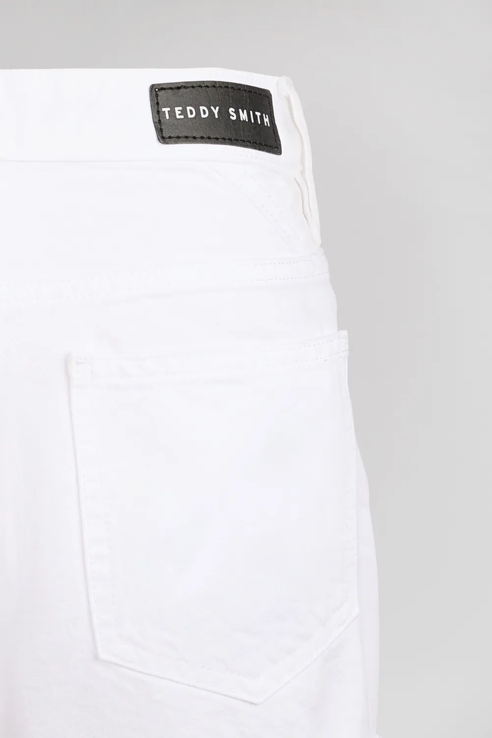 Teddy Smith S-Lucy SH JR shorts bambina bianco denim