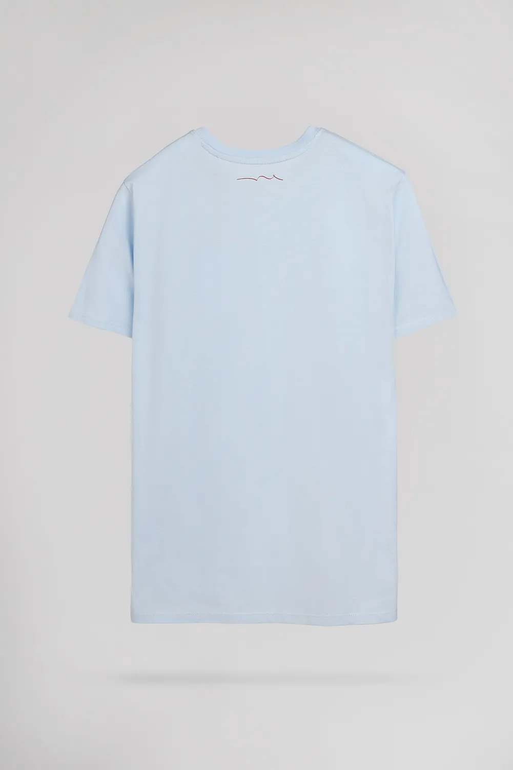 Teddy Smith T-Pany MC t-shirt pastel blue cotone