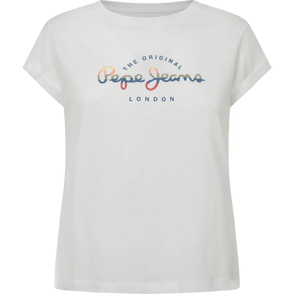 Pepe Jeans Evette t-shirt donna girocollo logo