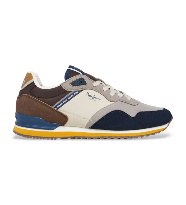 Pepe Jeans London Link Sneakers Grigie 46 EU Pelle