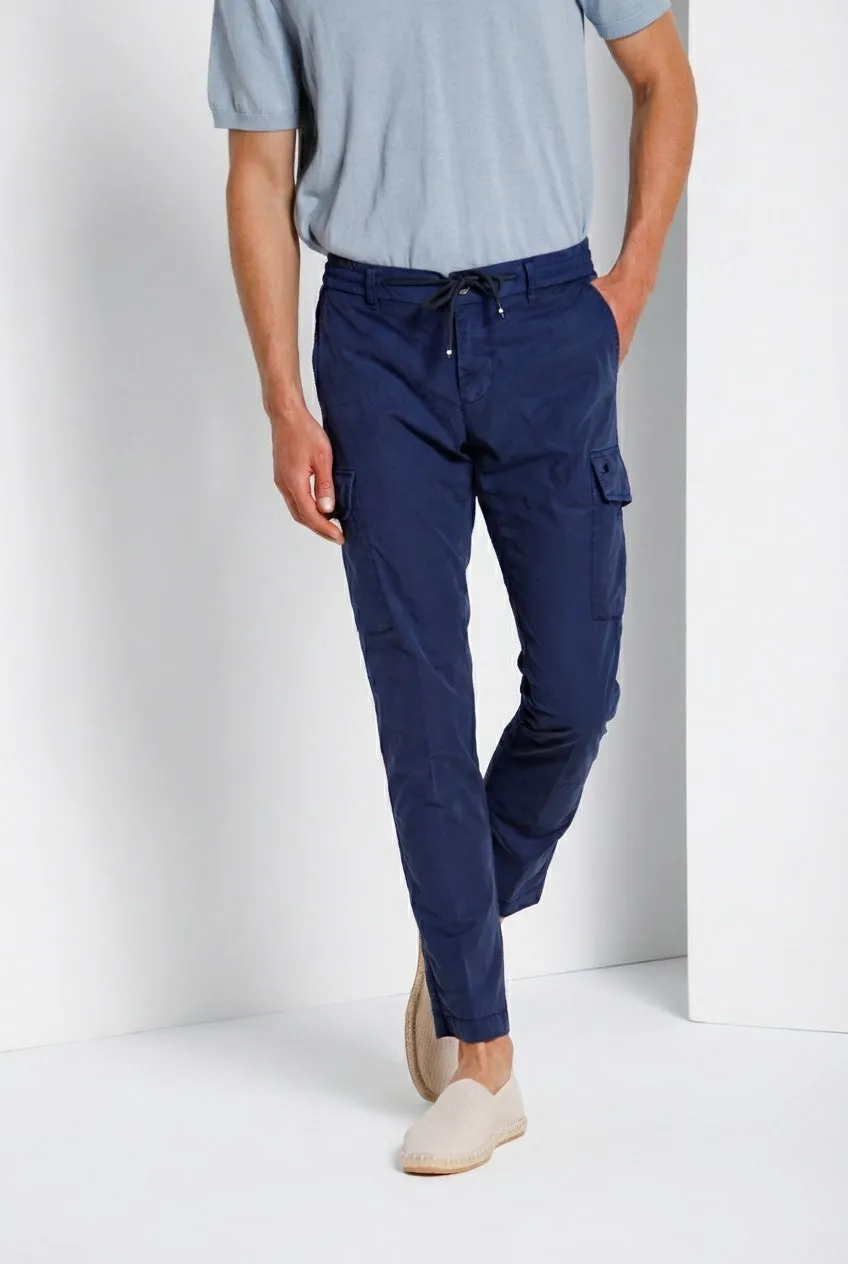 Mason's Chile Jogger cargo uomo blu royal extra slim