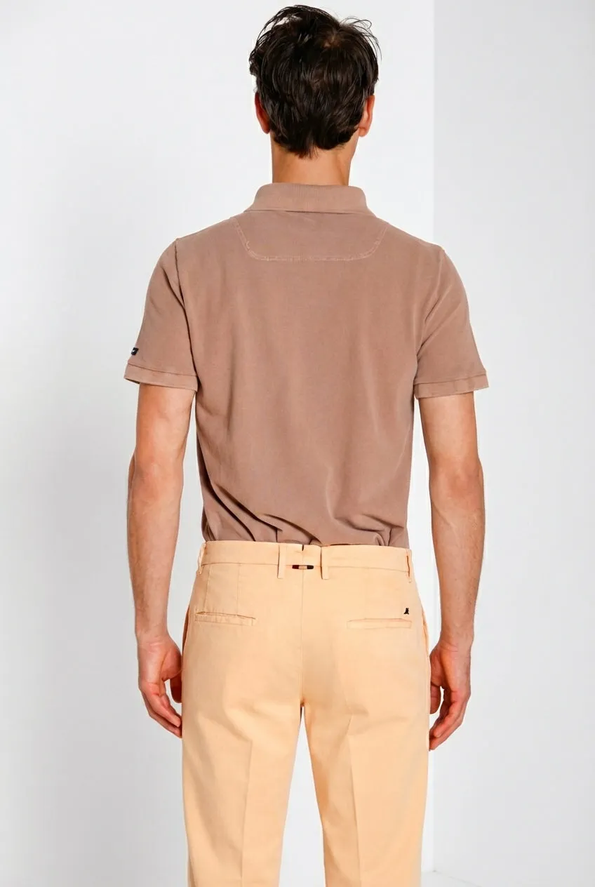 Mason's Leopardi polo uomo terra piquet cotone
