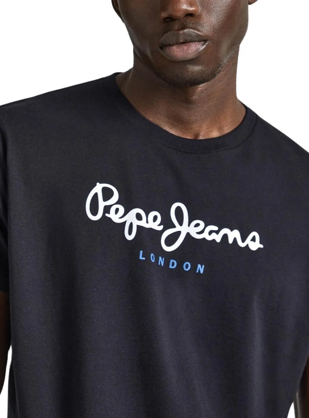 Pepe Jeans Eggo T-shirt uomo blu L cotone