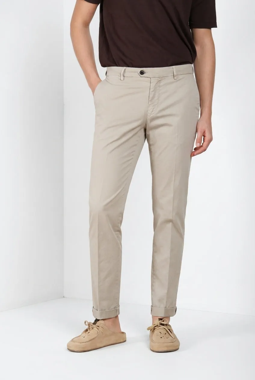 Mason's New York Chino Uomo Regular Sabbia Twill Stretch