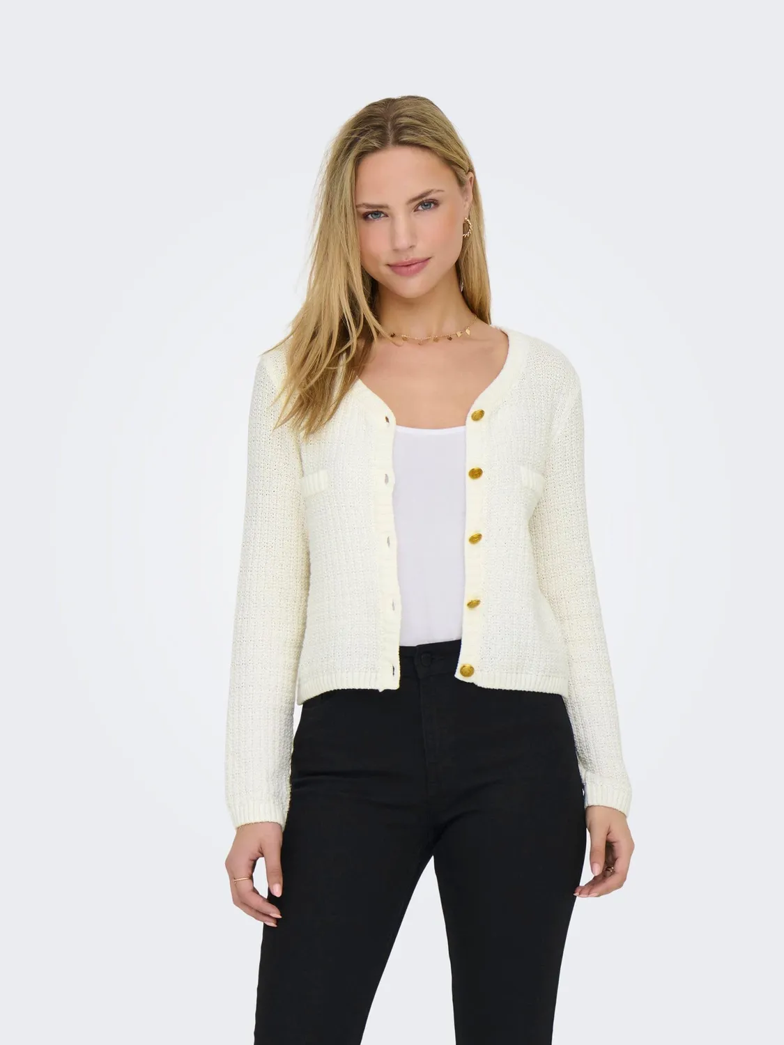 ONLY Onlnolan Life LS Jacket Knt maglia donna M chiusa