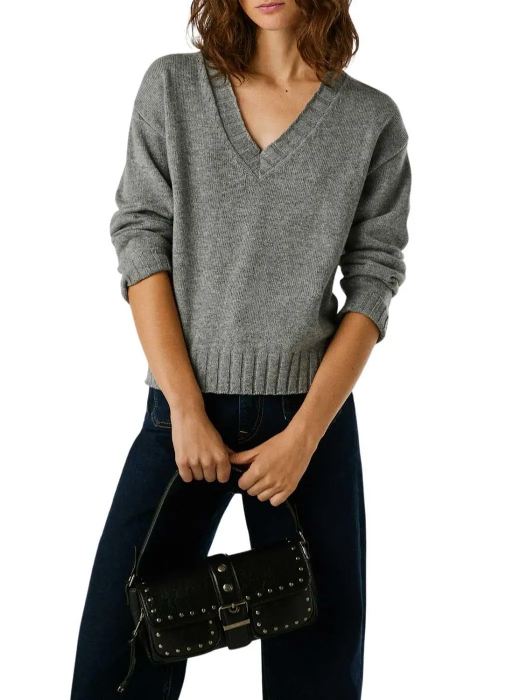 Pepe Jeans Cherice V Neck Maglia Donna Scollo V