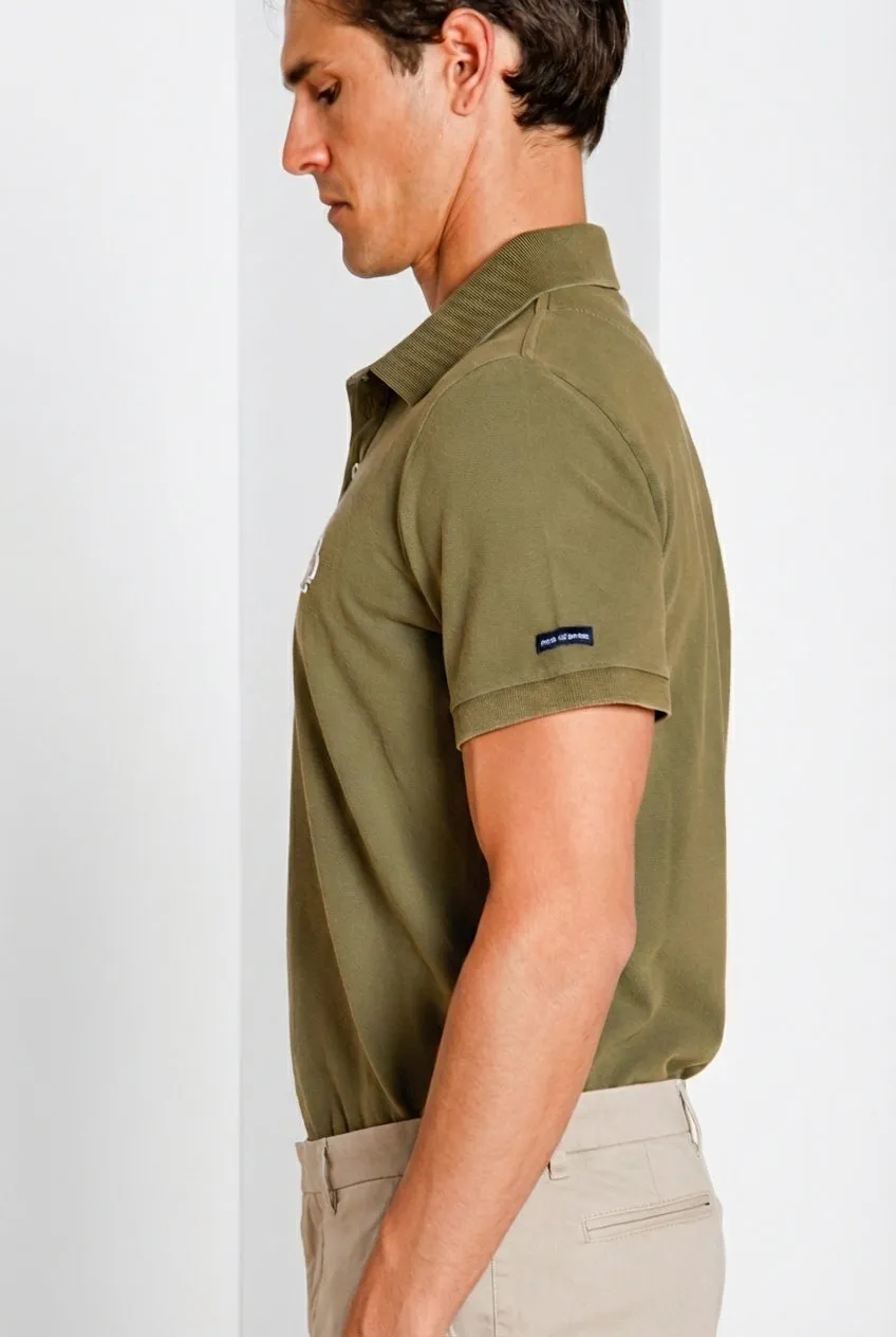 Mason's Leopardi polo rosmarino cotone