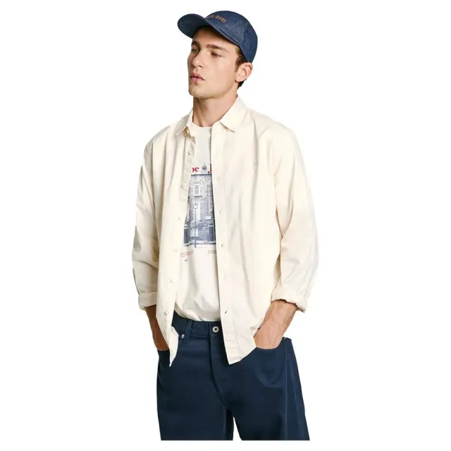 Pepe Jeans Manley camicia uomo M popeline regular fit