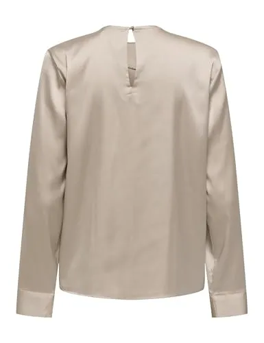 ONLY Onlcamille top satin dettaglio nero