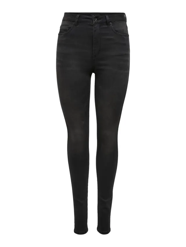 Only Onlroyal Life jeans donna M/30L skinny vita alta