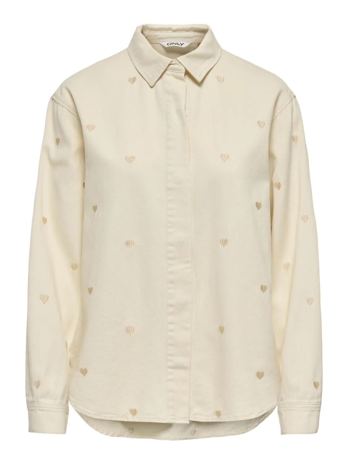 ONLY ONLVera camicia denim cuore L azzurra