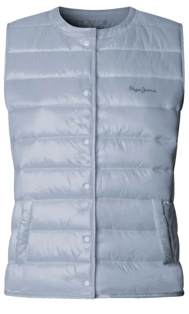 Pepe Jeans Light Puffer Gilet Donna Imbottito