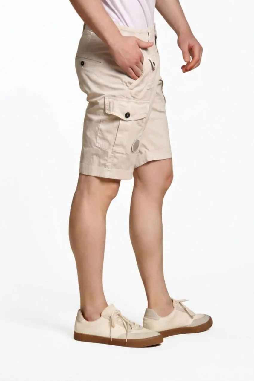 Mason's George Coolpocket bermuda bianco sporco carrot