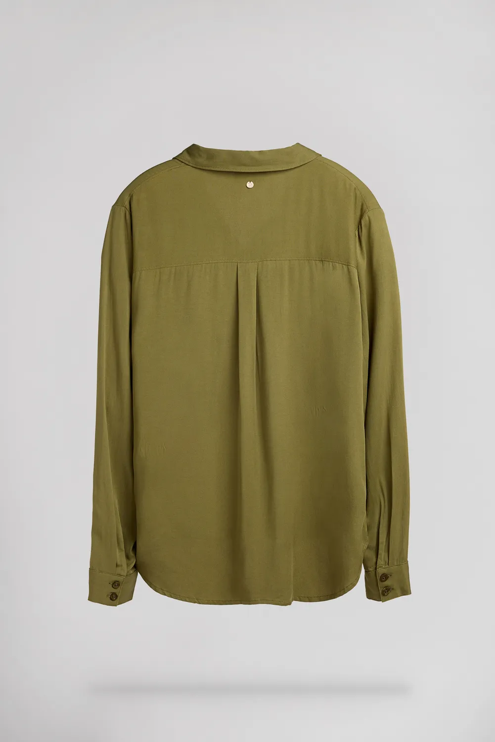 Teddy Smith C-Elisa Camicia Donna Verde Oliva Fluida