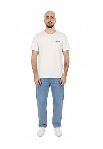 Pepe Jeans PM5010179 t-shirt uomo jersey avorio