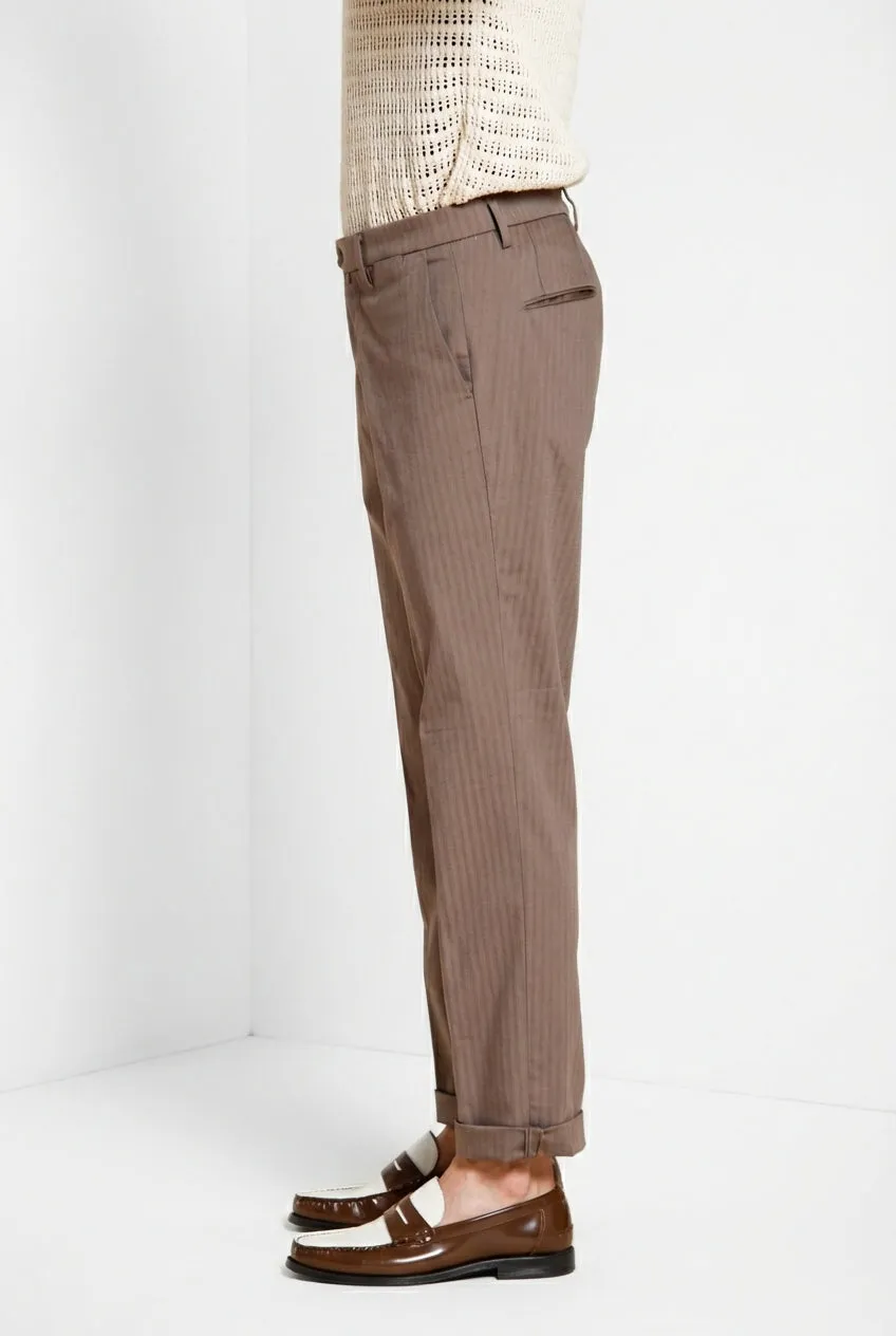 Mason's Boston chino uomo relaxed testa di moro