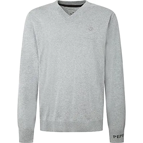 Pepe Jeans Andre V Neck maglione uomo L blu cotone