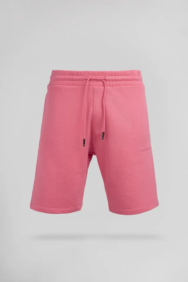 Teddy Smith S-Narky short felpa rosa vivo tasche