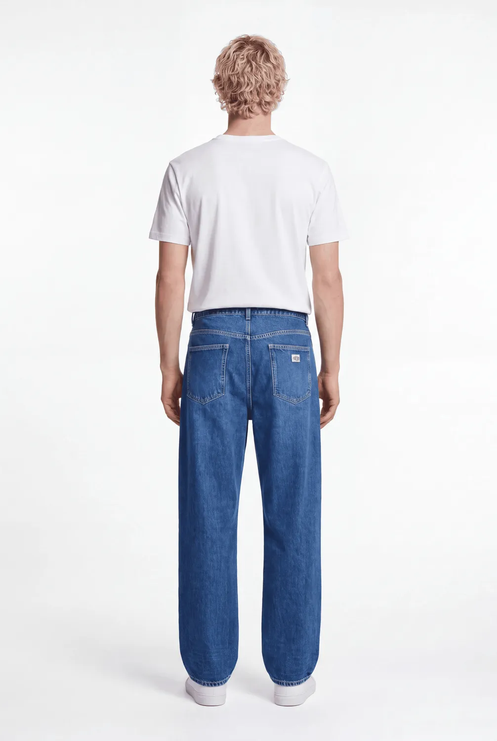 Teddy Smith Big Memphis jeans baggy uomo vintage indigo