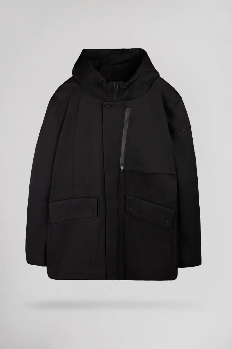 Teddy Smith P-Advard parka nero uomo idrorepellente