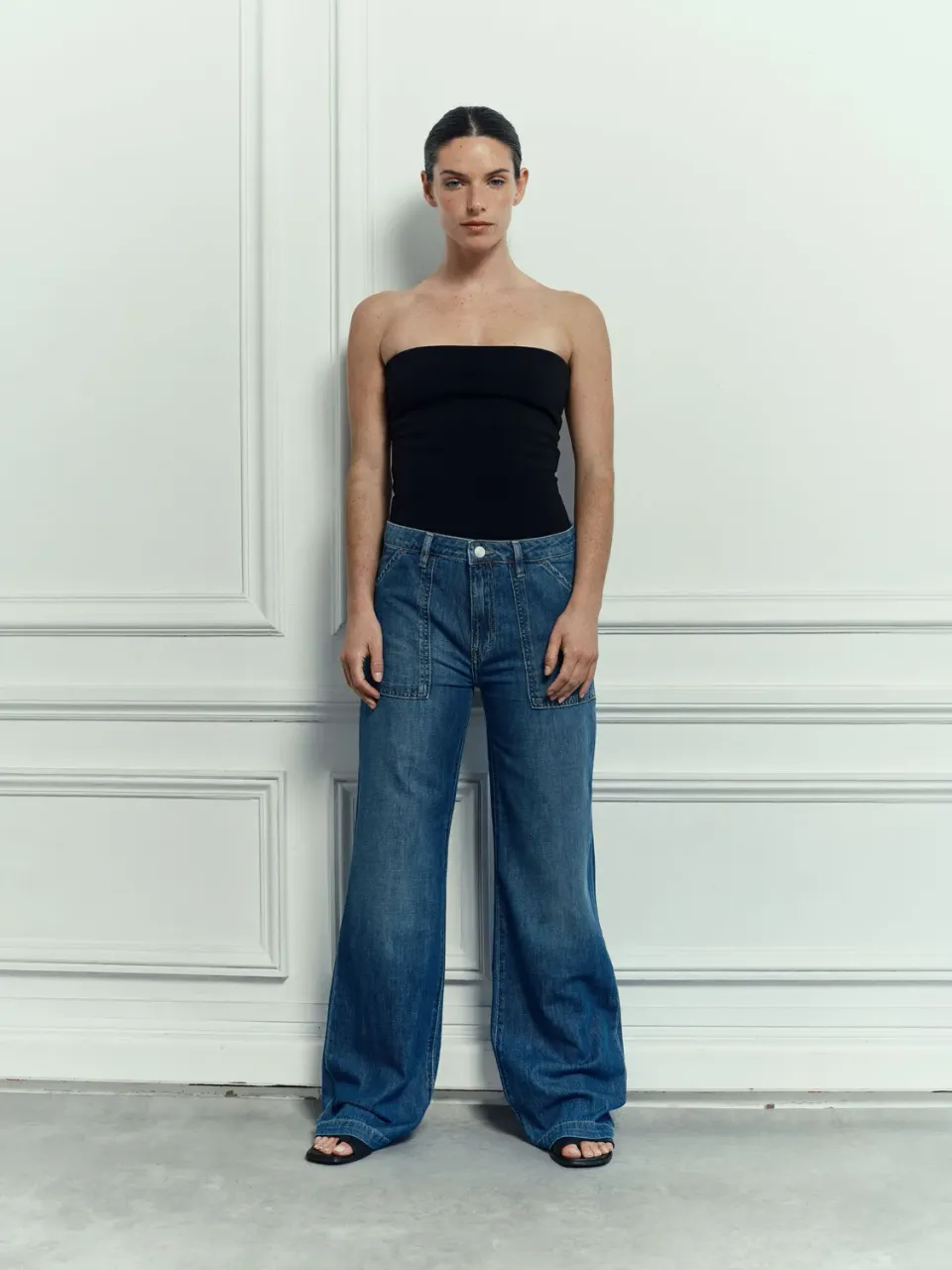 acquaverde Gatsby jeans Worn svasato