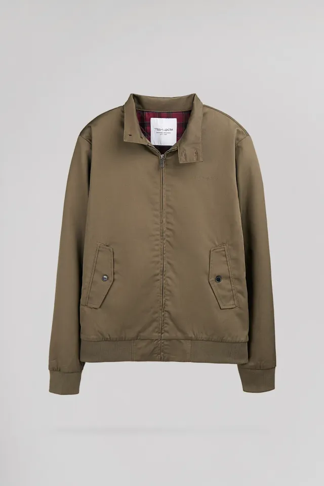 Teddy Smith Sanson 2 giubbotto uomo turbulence kaki twill