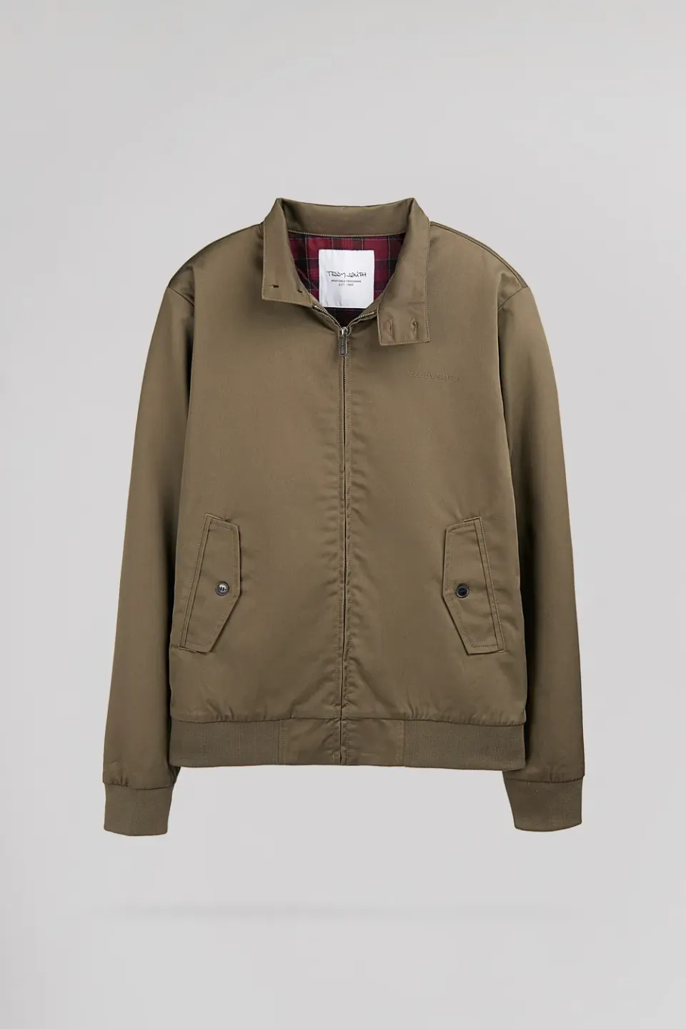 Teddy Smith Sanson 2 giubbotto uomo turbulence kaki twill