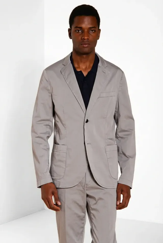 Mason's Da Vinci Travel blazer grigio stretch