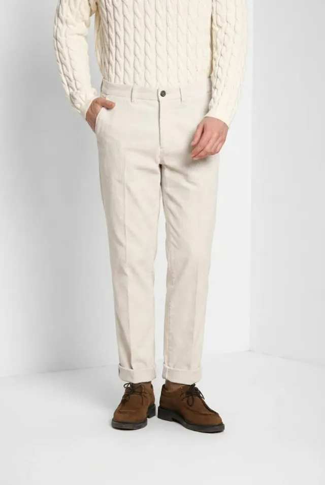 Mason's Chinos chino velluto bianco sporco relaxed