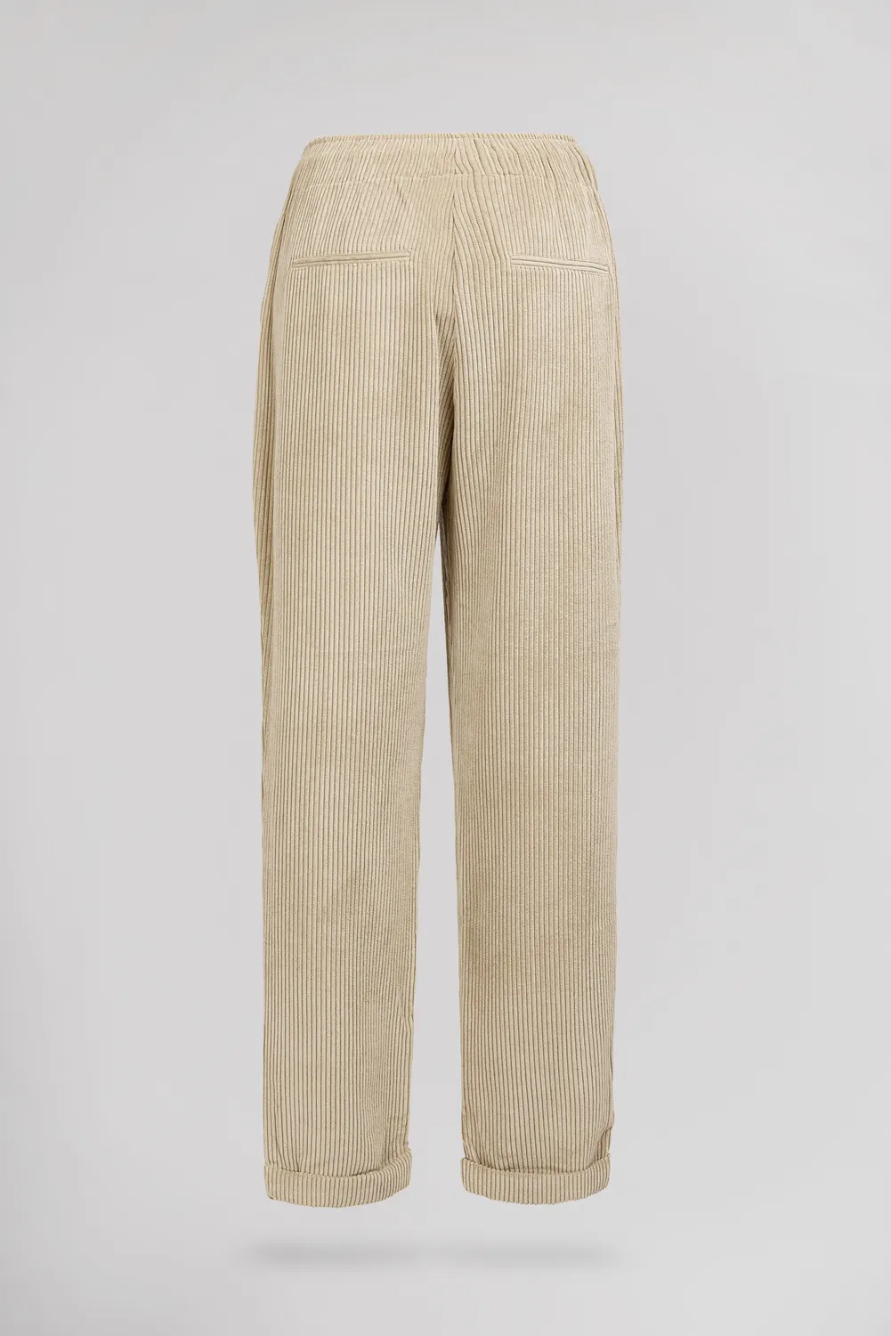Teddy Smith Velours Pantaloni Bambina Beige Chiaro