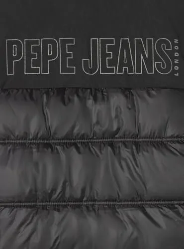 Pepe Jeans Odonis giacca ragazzo nera trapuntata