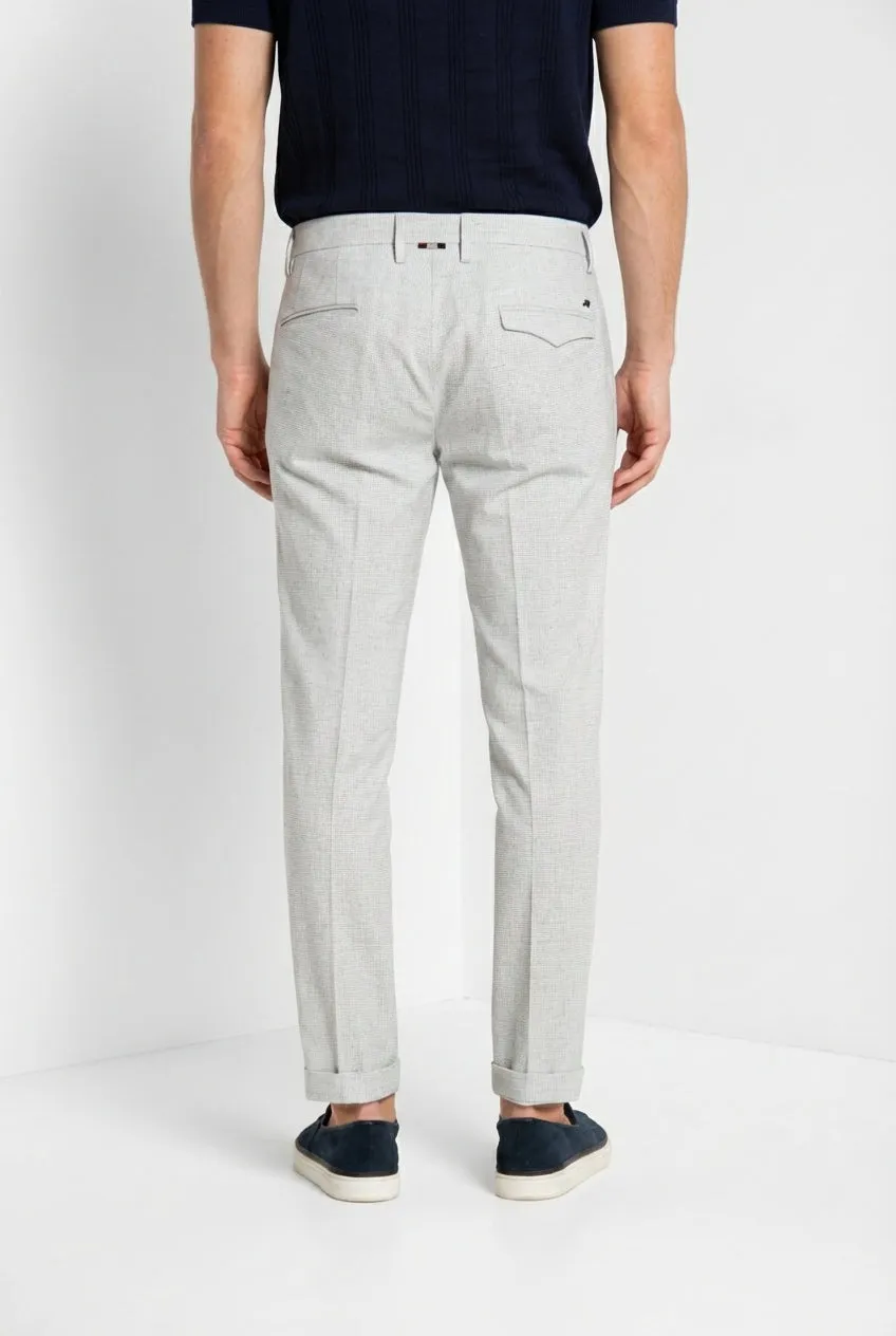 Mason's Torino City 1 Pinces chino uomo ghiaccio slim